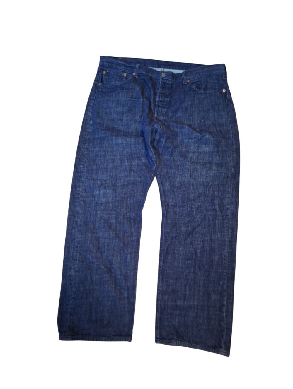 Levi’s 501 Jeans White Oak Cone Mills Denim 100% Cotton Denim Button Fly 40 30